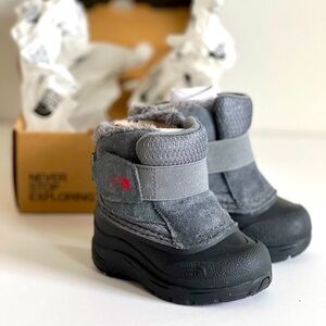 The North Face Alpenglow II Boot | TNF Black/Zinc Grey | Toddler Sz 5 ❄️